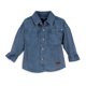 thumbnail image 1 of Camisa Bebé Niño Manga Larga Bolsillos Delanteros Denim Pillin, 1 of 3