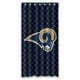 thumbnail image 1 of Cortina de ducha de los St. Louis Rams, juego de cortina de baño con ganchos, tamaño 36 x 72 pulgadas, 1 of 3