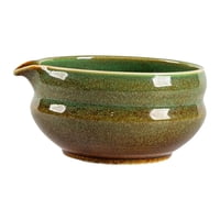 Magideal - Cuenco De Cerámica Para Matcha Con Vertedor, Utensilios Para Chawan De 530 Ml, Taza De Té Verde Hecha A Mano, Cuenco Para Mezclar Ensaladas Para Fiest
