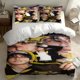 thumbnail image 1 of 3pcs Skztray K-HJ Futuristic Photo Theme Print 100% Polyester Bedding Set with Duvet Cover + 2 Pillowcases, 1 of 1