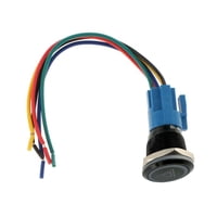 Magideal - Botón De Interruptor De Luces De Peligro, Botón De Interruptor De Doble , Interruptor De Botón De Luz De Advertencia Universal, Para Vehículos