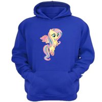 Genérico - Polerón Canguro Mi Pequeño Pony Azul Talla M Unisex