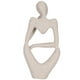 thumbnail image 4 of Escultura de pensador de resina, estatua abstracta, figura coleccionable, decoración para el hogar, la oficina y el escritorio, 4 of 11