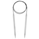 thumbnail image 1 of Uxcell Tamaño US 10.5 Agujas de Tejer Aguja Circular 32 pulgadas Redonda de Metal Acero Inoxidable para Proyectos Hechos a Mano DIY Tejido, 1 of 6