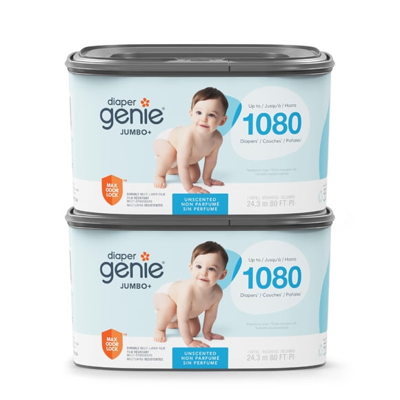 Paquete de 2 Recargas Jumbo Cuadradas para Bolsa de Desechos Diaper Genie