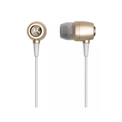 Motorola - Audifono Manos Libres Jack 3.5 Dorado Earbuds
