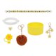thumbnail image 5 of Juego De Accesorios Para Tazas, Bonitos Llaveros Con Dijes Para Actividades Al Aire Libre, Bolsos De Viaje, Color Amarillo, 5 of 5