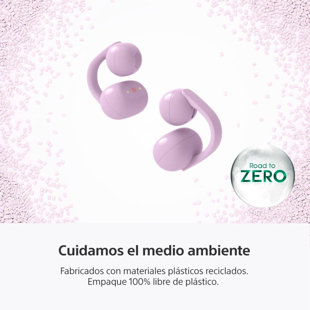 Sony LinkBuds Clip WF-LC900 Violeta, foto 8