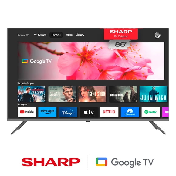 Smart TV Sharp 86" 4K Ultra HD 4T-C86GL4060L