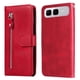 thumbnail image 1 of Funda con Cremallera para Infinix Smart10 Plus, Carcasa Cartera de Cuero PU con Soporte y Tarjetero, 1 of 5