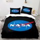 thumbnail image 1 of Nasa Mars Logo Quilt Duvet Cover Set Super Bed Linen Bedding 3-Piece Bedding Set, 1 of 5