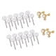 thumbnail image 3 of 10 Paris Astilla En Blanco Oído Perno Prisionero Pendientes Postes Almohadilla Plana Diy Joyería 3mm, 3 of 5