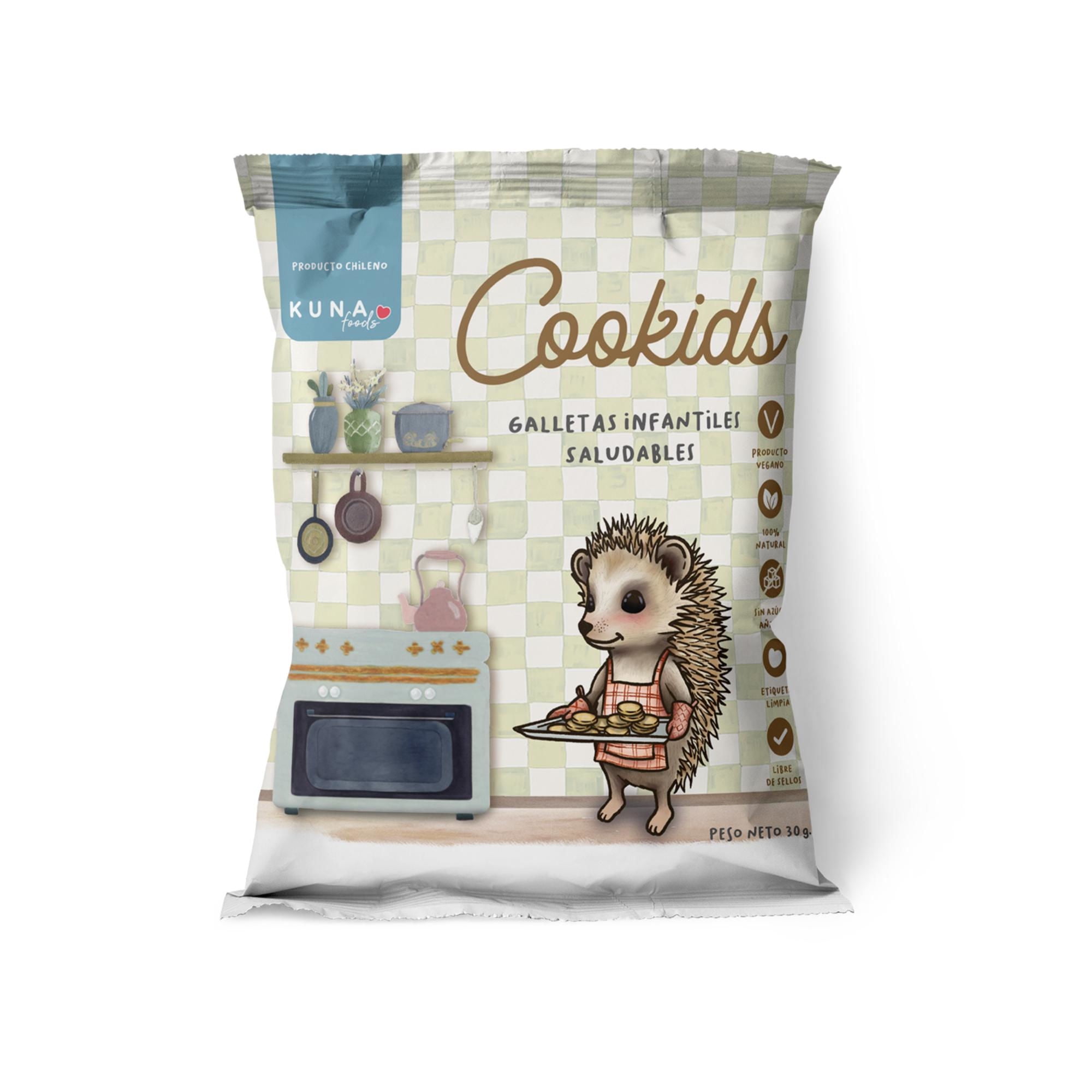 Galleta Cookids Saludables 30 g Kuna Foods