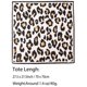 thumbnail image 2 of Bufanda Onllh de Satén 70 cm Leopardo Negro/Blanco, 2 of 6