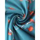 thumbnail image 5 of INSPIRE CHIC Conjunto de Lounge de Satén para Mujer Camiseta sin Mangas Ropa de Dormir Pijamas Conjunto L Azul Marino Rojo Floral, 5 of 6