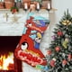 thumbnail image 1 of Mi Mascota Mágica Morphle Tema: Calcetines de Navidad, fino lino blanco para colgar en escaleras y chimenea, decoración navideña para el hogar, regalo de Navidad.54cm×38cm, 1 of 5