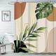 thumbnail image 2 of 1pc Green Leaf Shower Curtain, Tropical Bohemian Bathroom Curtain, Colorful Bath Accessories 71*71in, 2 of 4