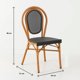 thumbnail image 5 of Silla Provence Parisina Rattan - Gris Oscuro, 5 of 7