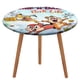 thumbnail image 1 of Chip y Chop: Vida en el parque-theme Fitted Round Tablecloths Elastic Edged Table Covers Waterproof Table Cloth for Kitchen Holiday Party Tables Decor 150cm, 1 of 6