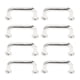 thumbnail image 3 of 1:12 Mini Tirones Forma De Arco De Casa De Mu?ecas Para Armario De Puerta Peque?o 8 Piezas Plateado, 3 of 5