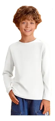 Genérica - Pack 3 Camisetas Niños Manga Larga Algodón Con Bambu7-8