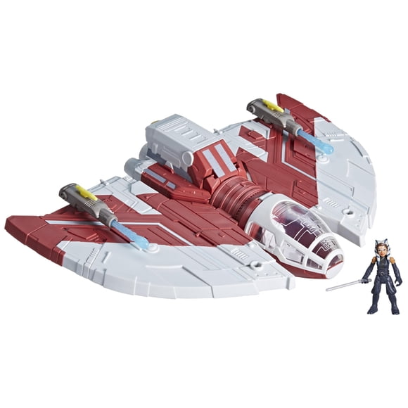 Juguete STAR WARS Mission Fleet Nave Jedi T-6 con Ahsoka 6.5 cm