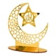 thumbnail image 1 of Acrílico Eid Mubarak Placa Musulmana Decoración Fiesta Suministros Para Decoración Del Hogar Oro C, 1 of 5