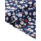 thumbnail image 5 of Agnes Orinda Blusas Casuales de Verano para Mujer de Talla Grande con Estampado Floral, Cuello Redondo con Lazo, Manga Corta con Volantes, Talla 2X Azul Oscuro, 5 of 6
