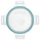 thumbnail image 3 of Tapa Snapware 7201R-PC hermética de 4 tazas con junta turquesa, 3 of 9