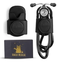 Soporte Magnético Para Estetoscopios Bobcat Medical, Piel Sintética, Negro