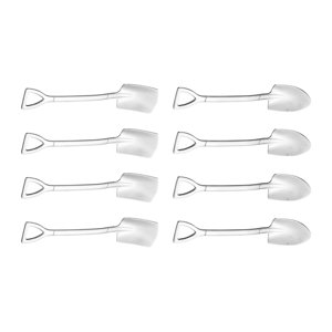 Magideal - Cucharas De Pala, Juego De Cucharas De Postre, Cucharilla, Utensilios De Cocina, Cucharas Para Helado, Cucharas De Acero Inoxidable Para Cocina, Hogar 8 Piezas