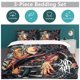 thumbnail image 5 of One-Punch Man Anime Home Bed 3-piece Set Classic Japanese Anime Polyester Wash Student Dormitory Set, 5 of 5