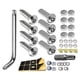 thumbnail image 1 of Juego De Tornillos Para Matrícula, Accesorios De Montaje Para Matrícula, Pernos Para Matrícula Plateados, 1 of 5