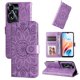 thumbnail image 1 of Funda tipo cartera FOXDOCK para OPPO A59 5G , diseño girasol en relieve, cuero PU, cierre magnético, soporte y tarjetero, 1 of 5