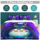 thumbnail image 5 of x21 My Neighbor Totoro Bed Duvet Cover Microfiber Bedding Sets 3D Printed Lightweight 3 Piece Comforter Sets, 1 Duvet Cover And 2 Pillow Shams for Kids Boys Girls 79"x90" jn21, 5 of 5