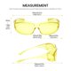 thumbnail image 4 of Gafas de seguridad Calabria 1103/3000/6000 Large Square FitOver, 4 of 9