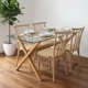 thumbnail image 2 of Comedor Moderno Mesa Xinia 130x80 + 4 Sillas Crosswood Natural, 2 of 2