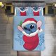 thumbnail image 1 of Merry Christmas Stitch 3 Pieces Duvet Cover Set Full Size Super Soft Fade Resistant Microfiber, 1 of 4