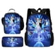 thumbnail image 1 of 3 pcs set Frozen Princess Elsa Child School Backpack with Lunch Bags ,Pencil Bags ,Cartoon School Bags for Boys Girls Best Gift, 1 of 3
