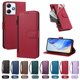 thumbnail image 4 of Funda con Billetera para [Xiaomi Redmi 12 4G/5G] con Bolsillo Zipper y Tarjetero Rojo, 4 of 6