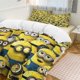 thumbnail image 1 of x521 Minion 3-Piece Bedding Set Warm And Comfortable Soft Duvet Cover Bed Set with 1 Duvet Cover And 2 Pillowcases for Bedroom b521, 1 of 5