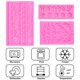 thumbnail image 5 of Molde de silicona rosa estilo barroco Arcemain – juego de 3 piezas, 5 of 6