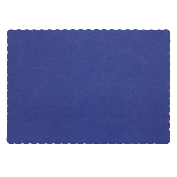 Mantel individual AmerCareRoyal azul real 24x33 cm (paquete de 1000)
