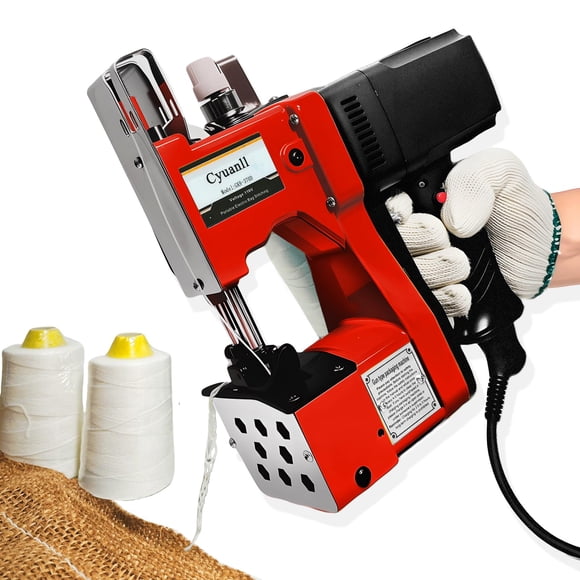 Máquina de coser sacos portátil eléctrica Cyuanll 110V