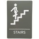 thumbnail image 3 of Señal ADA Johnson Plastics Plus 15 × 23 cm (2 unidades) para escaleras, 3 of 6