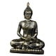 thumbnail image 4 of Estatua De Buda Sentado, Figura Coleccionable De Resina, Ideal Para Escritorio, Oficina O Sala De Estar. Bronce., 4 of 5