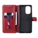 thumbnail image 4 of Funda Billetera para Xiaomi Poco F3 con Porta Tarjetas y Soporte Ajustable Rojo, 4 of 6