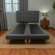 thumbnail image 3 of Cama King Lino Gris Oscuro, 3 of 3