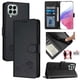 thumbnail image 1 of Funda tipo cartera FOXDOCK para Samsung Galaxy M33 5G con soporte, ranuras, RFID, diseño de gato, 1 of 5