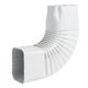 thumbnail image 1 of Codo para bajante de canalón Mzcvriru 2x3 de aluminio 90° blanco, 1 of 7